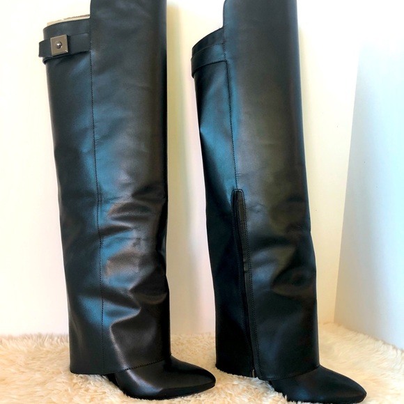 Enzo Angiolini Shoes - Enzo Angiolini Damus Black Leather Boots Size 7.5 M